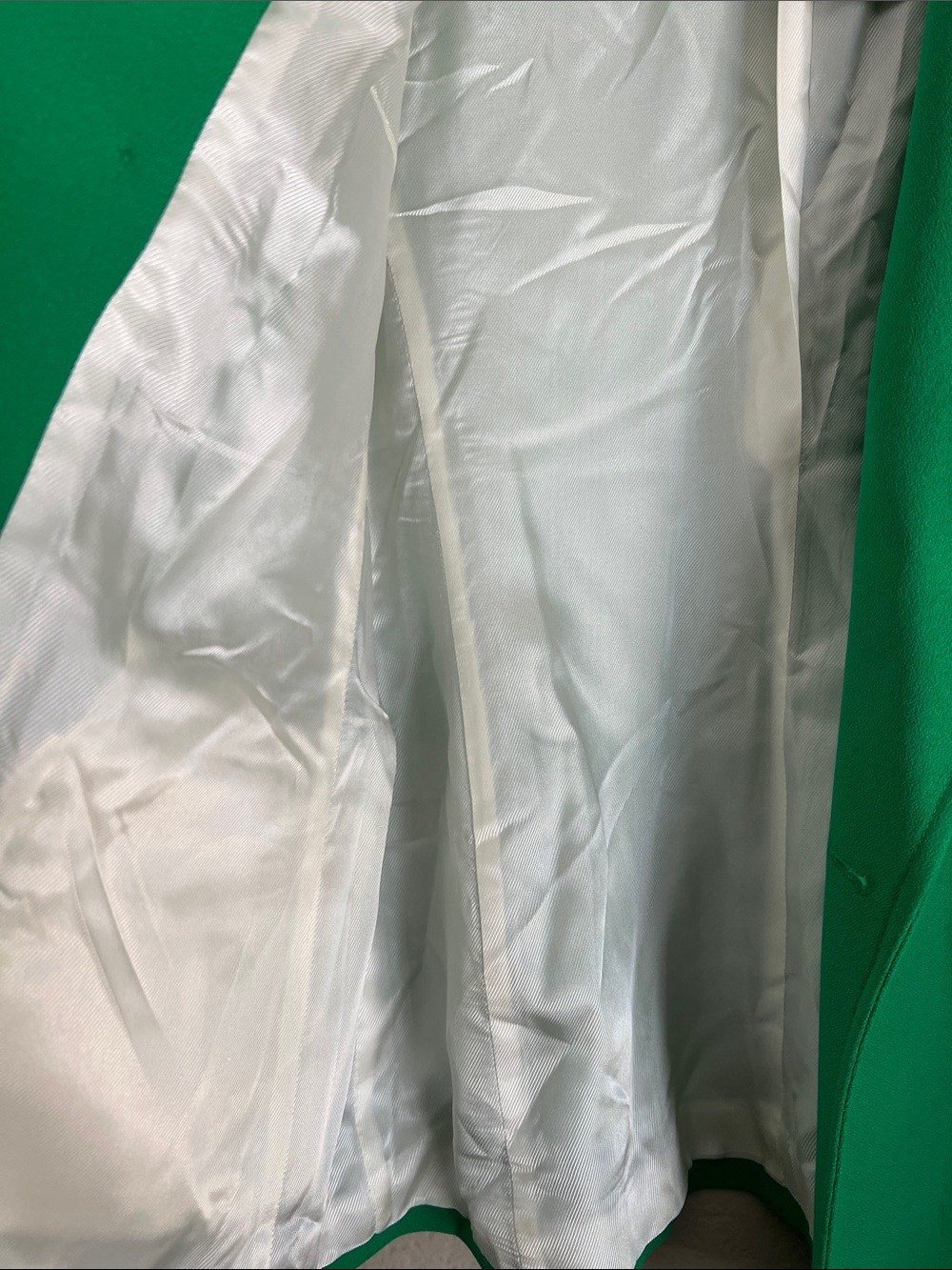 Zara Vibrant Green Double-Breasted Blazer with Gold Buttons - Picture 5 of 5